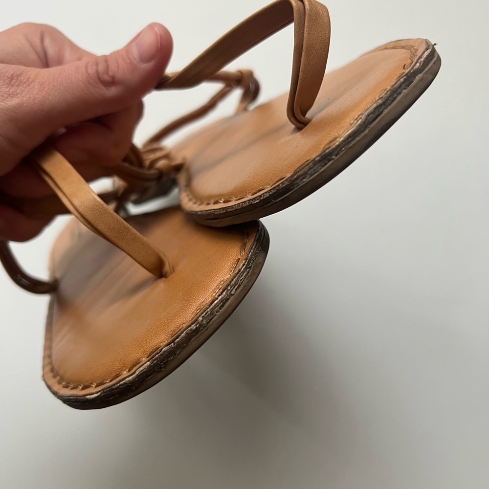 Tan AE Sandals - Picture 2 of 6